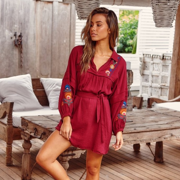 ⚡️NWT Jaase Delia Adora Embroidered Mini Dress - Picture 1 of 5